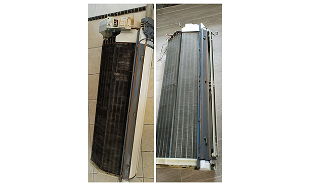 Lubricates fan bearings aircon chemical cleaning process
