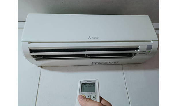 Setting up connections of new airconditioner